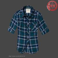 dames abercrombie fitch plaid lang overhemd groen blauw Shop Almere Stad 0wym8967